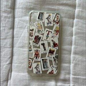 Tarot card clear iPhone XR phone case